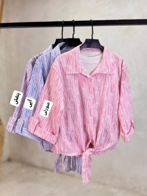 شومیز زبرا پاپیون گره ای 1335