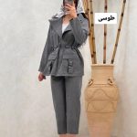 ست کت شلوار دیپلمات نیلگون 2285