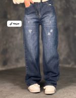 شلوار نیو نیم بگ رز 3348
