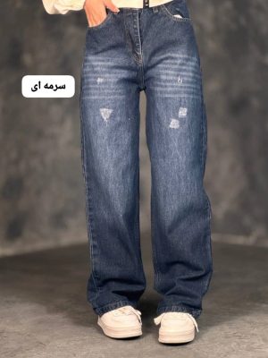شلوار نیو نیم بگ رز 3348