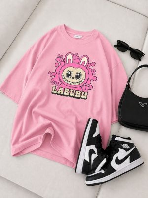 4103تیشرت باکسی Labubu