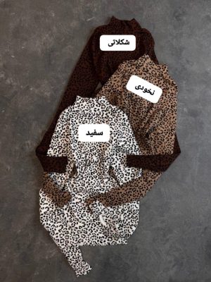 کراپ بلند پلنگی یقه اسکی لاویا 5108