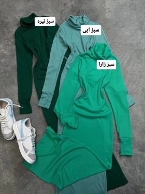 ماکسی یقه اسکی فینگر دار 553