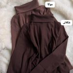 کراپ بلند یقه اسکی فینگردار آیلا 5112