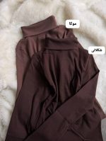 کراپ بلند یقه اسکی فینگردار آیلا 5112