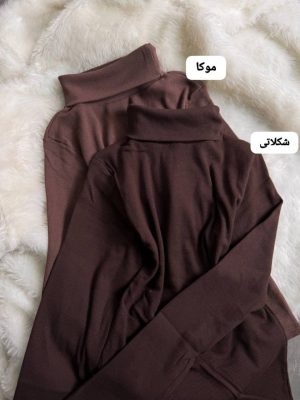 کراپ بلند یقه اسکی فینگردار آیلا 5112