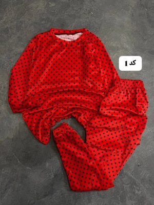 ست بلوز و شلوار مخمل فلامک 469
