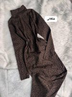 ماکسی پلنگی یقه اسکی 5153