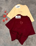 تیشرت باکسی قلب 4103