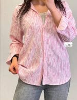 شومیز زبرا پاپیونی ساده 1333