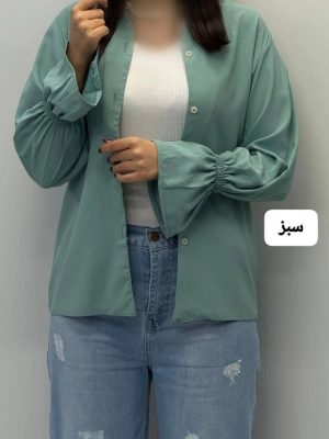 شومیز آستین چین زری 1280