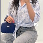 شومیز زبرا پاپیون گره ای 1335