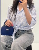 شومیز زبرا پاپیون گره ای 1335