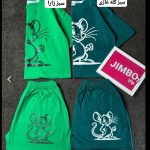 ست تیشرت شورتک طرح موش 480