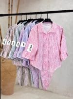 شومیز زبرا پاپیون گره ای 1335