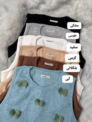 کراپ آستین حلقه ای پنبه 5250