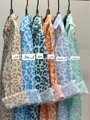 شومیز پلنگی رنگی 1286