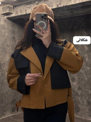 ترنج کت دورنگ کبریتی ایسل 1248 (498)
