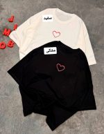 تیشرت باکسی قلب 4103
