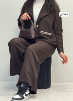 ست کراپ کت شلوار alo 2374