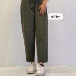 شلوار مام کتان کش روبی 3295
