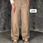شلوار بگ کتان شاین دار فرزانه 3295