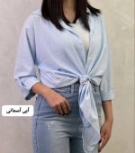 شومیز جلو گره نگینی لاوین 1274