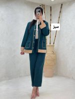 کت شلوار مازراتی دورنگ مهرسا 2243