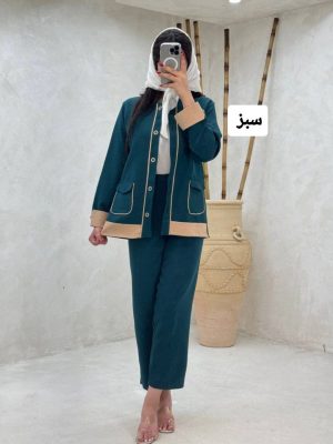 کت شلوار مازراتی دورنگ مهرسا 2243