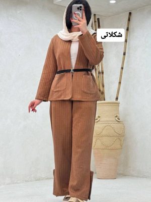 ست دو تیکه کت شلوار جانان 2171