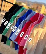 تیشرت باکسی کلاه دار 4108
