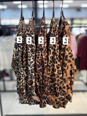 شومیز جلو بسته پلنگی 1301