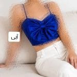 کراپ مجلسی ساتن پاپیونی