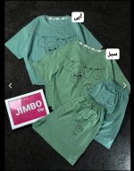 ست تیشرت شورتک طرح Love کد 480