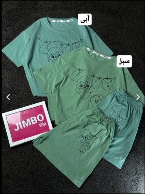 ست تیشرت شورتک طرح Love کد 480