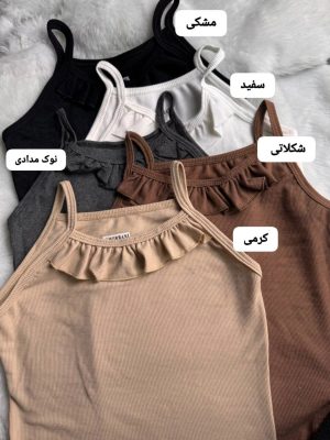 کراپ بندی یقه چین روشن 5214