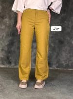 شلوار بگ کتان شاین دار فرزانه 3295