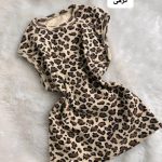 کراپ آستین حلقه پلنگی ازاله 5170