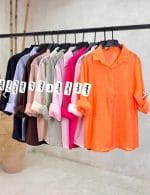 شومیز ساده شیشه ای 1308