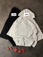 تیشرت باکسی کلاه دار 4108