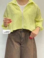 شومیز جلو زیپ دار سمر 1346