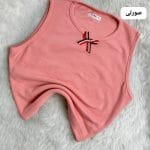 کراپ آستین حلقه ای پاپیون دار وانیا 5242