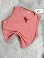 کراپ آستین حلقه ای پاپیون دار وانیا 5242