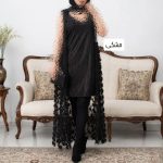 پیراهن بلند مجلسی بابونه 643