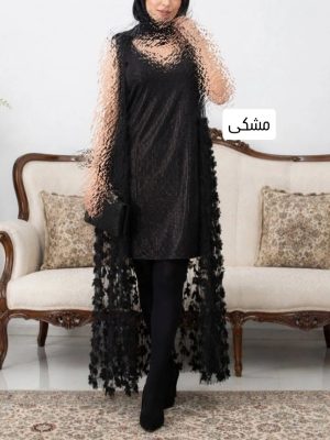 پیراهن بلند مجلسی بابونه 643