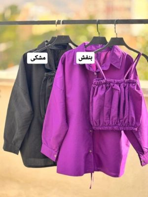 شومیز دو تیکه مانلی 1180 (398)