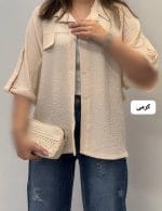 شومیز پفکی باکسی پامیلا 1283