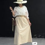 دامن لینن پنی 3389