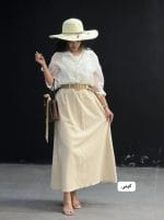 دامن لینن پنی 3389