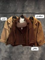 کت باکسی ساده طلا 2335
